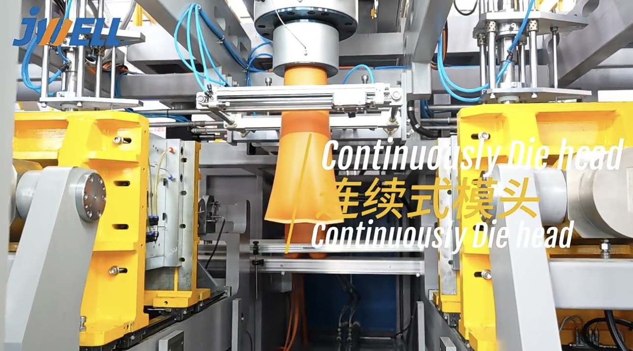 30Ltrs Full Electric Loại liên tục Thùng chứa hóa chất tốc độ cao Máy thổi khuôn Jerrycan 