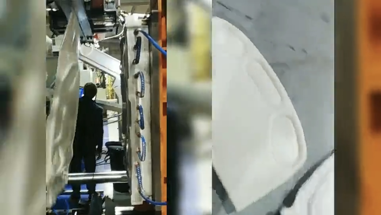 Máy thổi Jwell cho nội thất nhựa y tế Ván giường bệnh viện Ván chân / Đầu giường