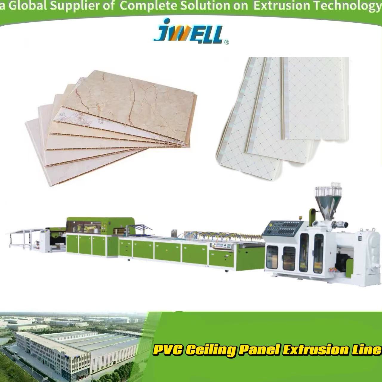 Dây chuyền sản xuất tấm trần PVC hoàn toàn tự động để trang trí nội thất